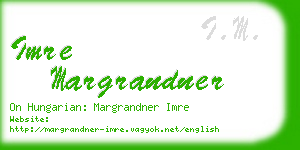 imre margrandner business card